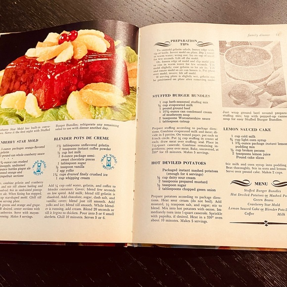 Vintage 1967 Better Homes and Gardens “Jiffy Cooking” Cookbook. - Picture 6 of 8